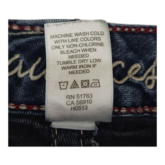 Maurices Womens Jeggings XL Distressed Skinny Jeans Back Pocket Embroidery - Picture 7 of 10